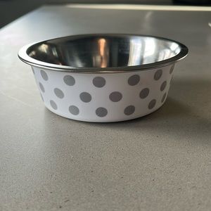 Pet food or water bowl - dog cat kitten puppy supply feeder dish plate wet dry